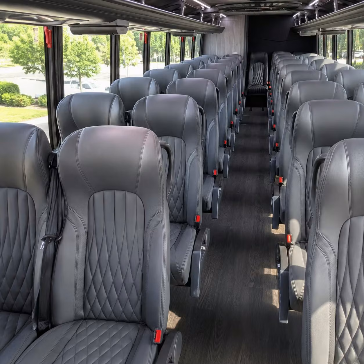 28 passenger minibus interior