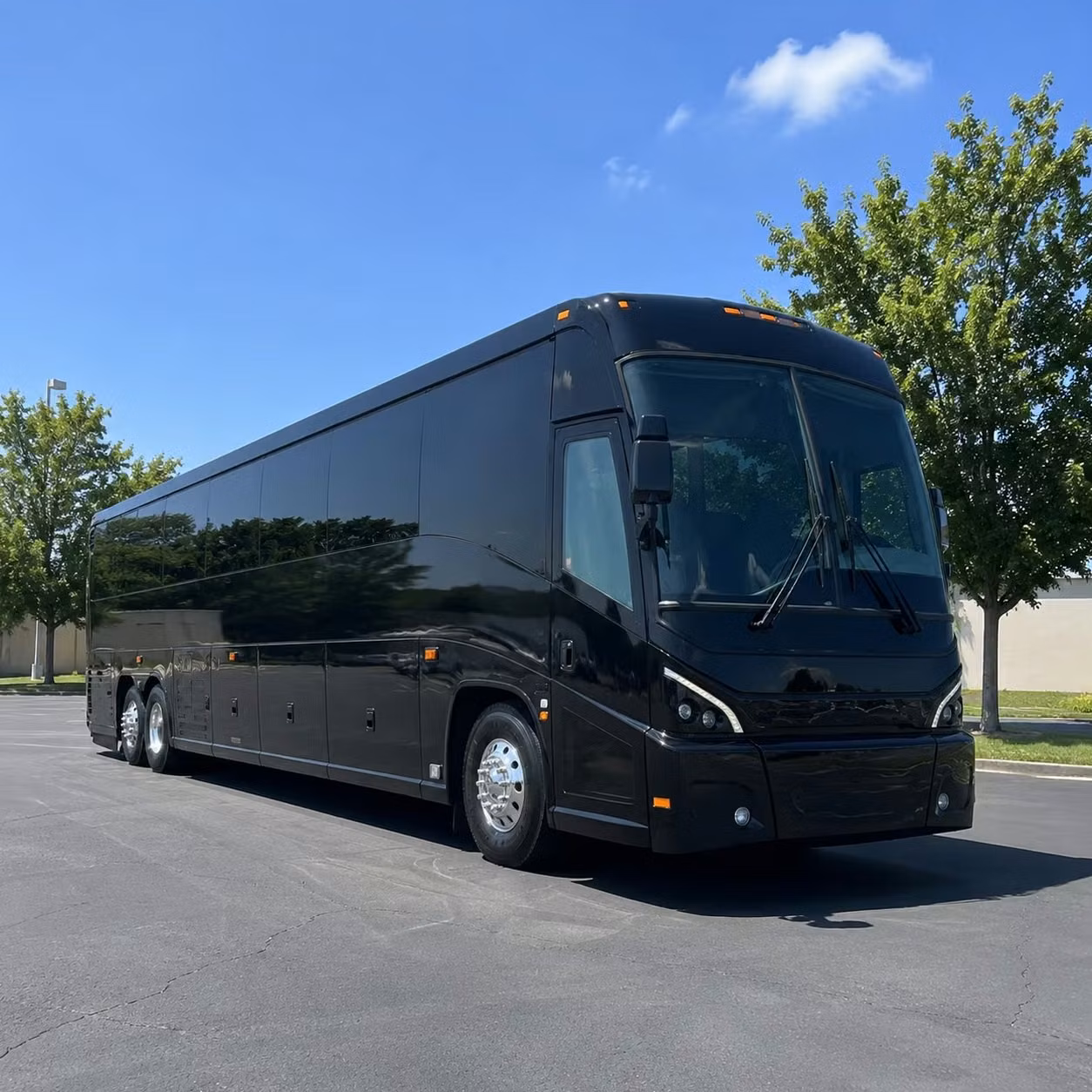 charter bus shuttles for selfridge air national guard base personnel in sterling heights