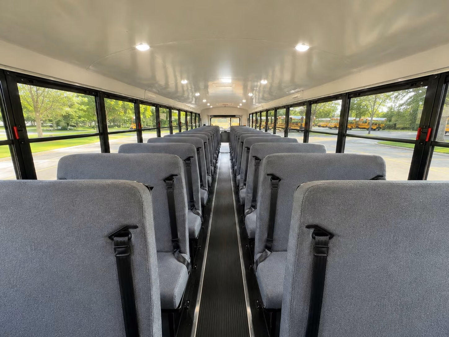 school bus interior